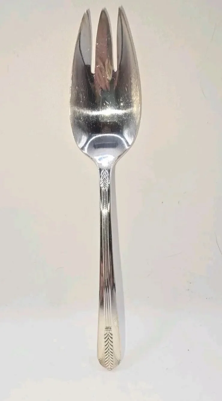 1956 Karo Syrup Original Rogers Silverplate Spork Vintage Advertising Premium